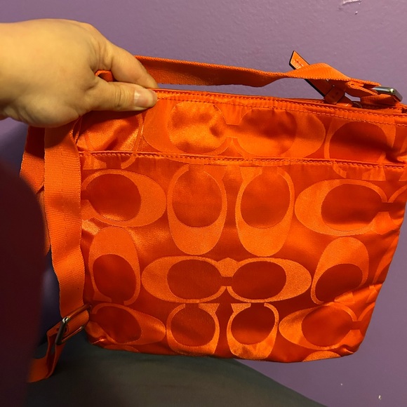 Coach Orange Crossbody Bag - Picture 2 of 7